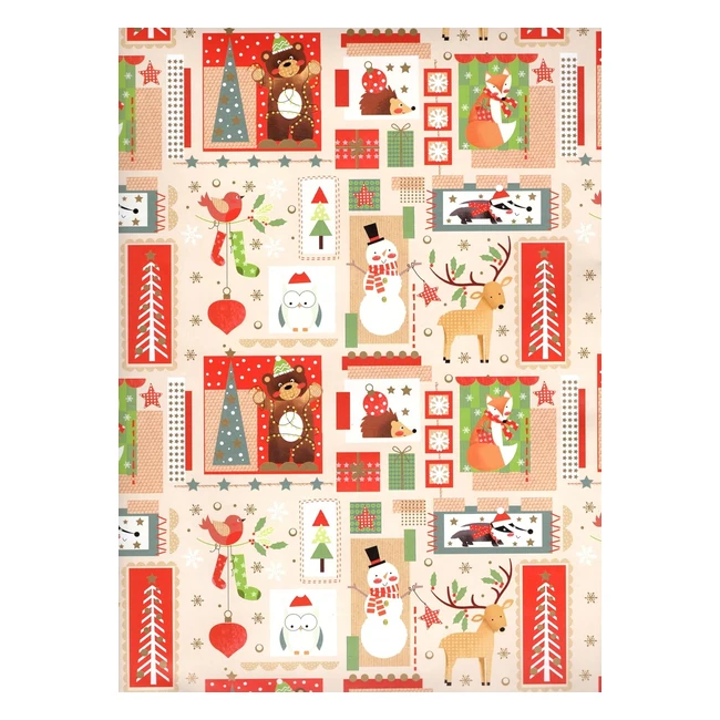 Carta da regalo Arkraft 90x65 cm - 3 fogli - Natale 189278