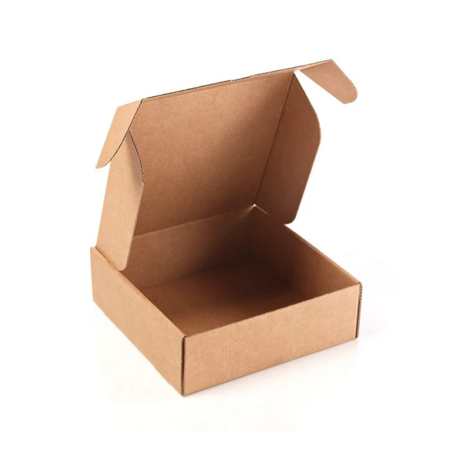 Pack 20 Cajas de Cartón Kraft para Envío Postal - Automontable - Medidas 13x15x4 cm