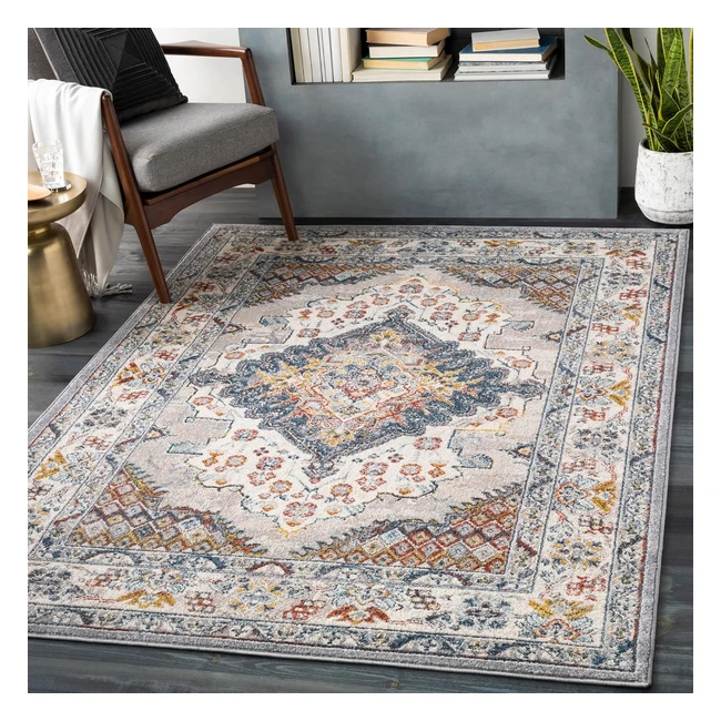 Tappeto Vintage Casablanca Surya - Stile Boho Orientale - 157x213 cm