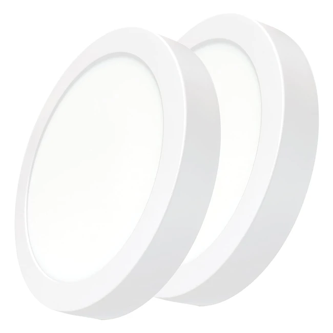 Plafón LED Redondo Superficie 24W Blanco Neutro 4500K 2200 Lumenes