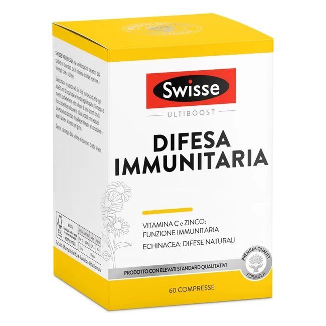 Swisse Difesa Immunitaria - Integratore Alimentare per il Sistema Immunitario - 60 Compresse