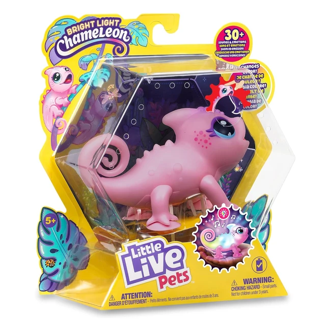 Little Live Pets LP201000 Nova Camaleona Luminosa Multicolor Talla Única