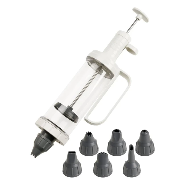 Seringue Décorer Dr Oetker 1982 - 6 Embouts - Ustensile Pâtisserie