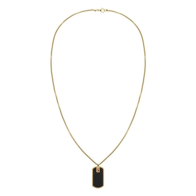 Tommy Hilfiger Schmuck 2790432 Herren Halskette Gelbgold Edelstahl ohne Edelstein