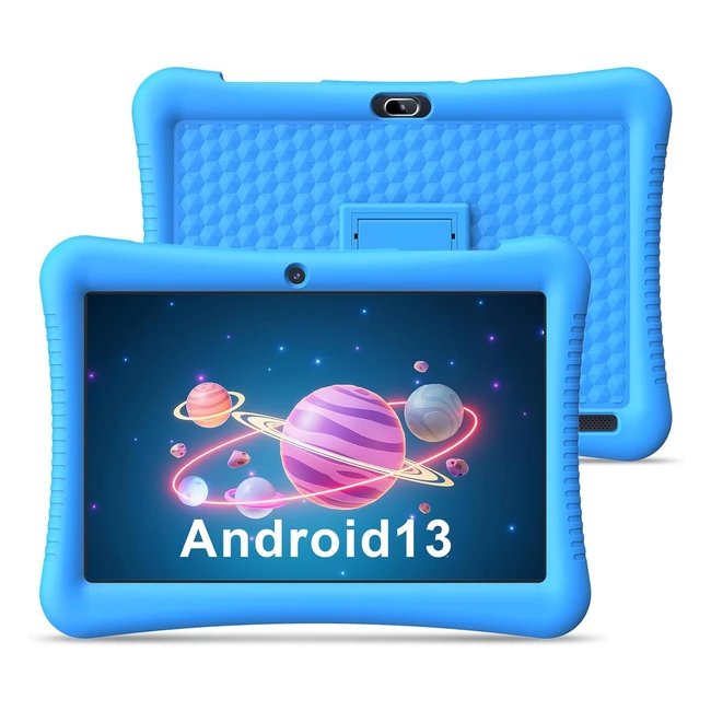 Eaglesoar Kids Tablet 10 Inch Android 13 Quad Core 3GB32GB GMS Certified WiFi Tablet - Blue