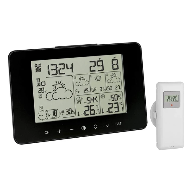 Station météo TFA Dostmann Meteotime Primo 35115601 - Prévisions météo pour 90 régions en Europe