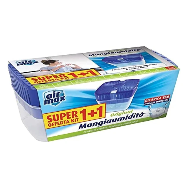 Kit Air Max Mangiaumidità 450g - Combatte Umidità, Condensa e Cattivi Odori