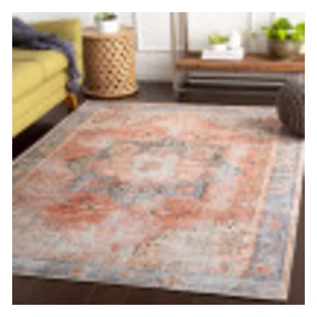 Tappeto Vintage Surya Suri Marrone 160x220 cm - Rodas, Misto Poliestere