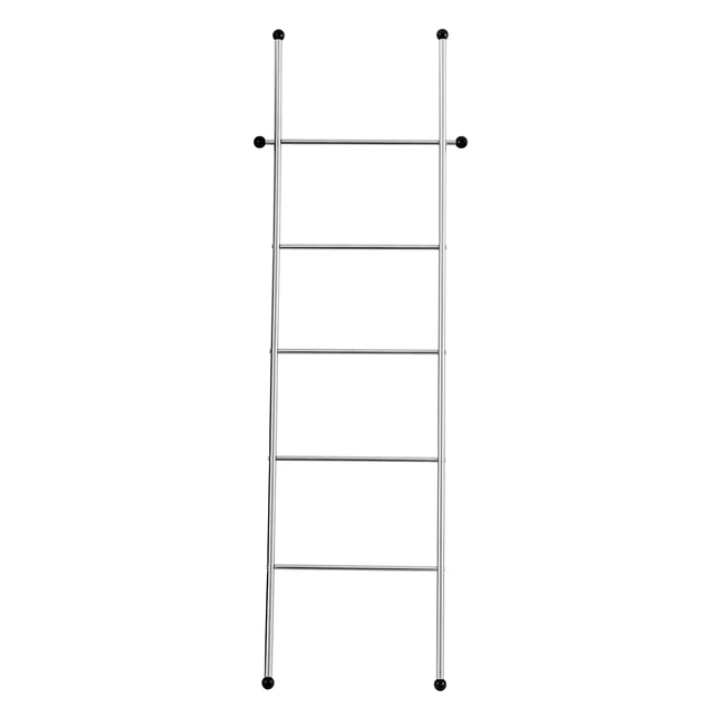 Wenko Scaletta Portasalviette Viva - Acciaio Inossidabile - 52x158x3cm