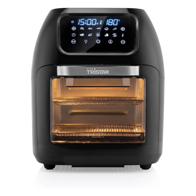 Tristar FR6964 Heißluftfritteuse, 10 l, 1800 W, schwarz - Energiesparend & Schnelles Garen