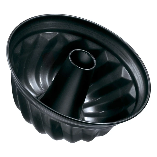 Zenker 6527 Kranz- oder Bundt-Kuchenform schwarz 25 cm - Backen Sie leckere Kuchen