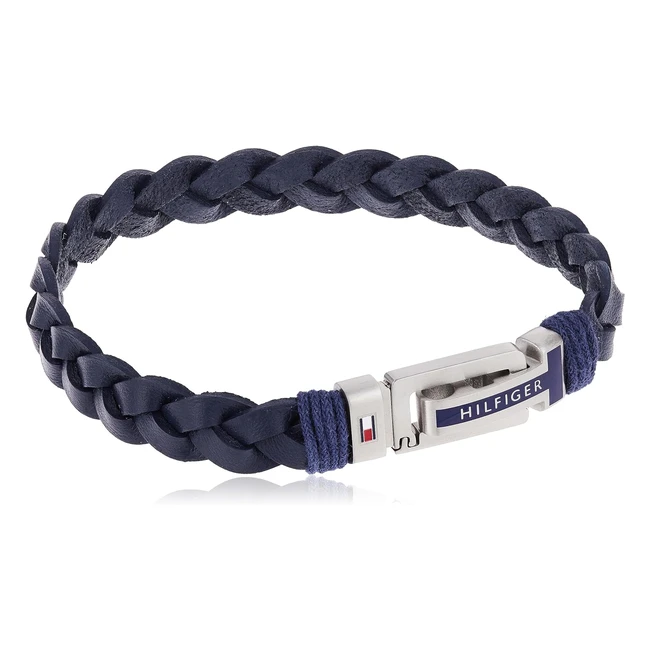 Pulsera Tommy Hilfiger 2790308 de Piel para Hombre - Azul - Talla Única 19-20.5 cm