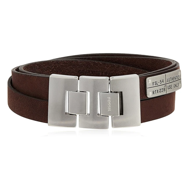 Vintage Casual Fossil Bracelet for Men | Inner Length 185cm | Width 25cm | JF03188040