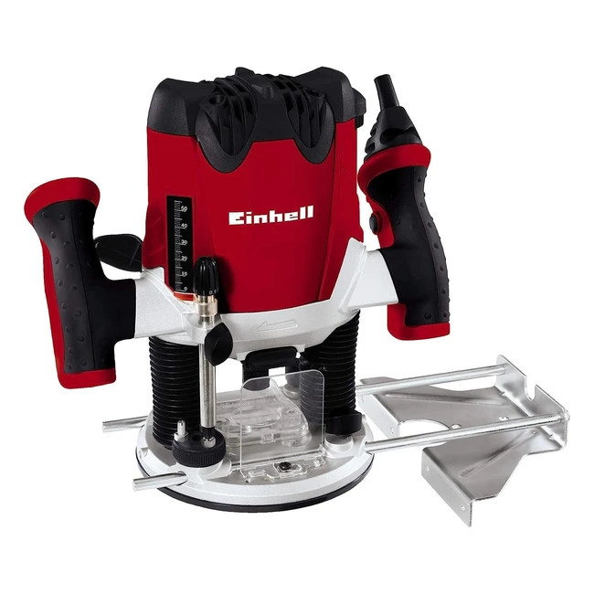 Einhell Router Tero 1255 E - Ergonomisches Design, 1200 Watt Leistung, Präzise Frästiefe, Parallelanschlag, Staubsaugeradapter