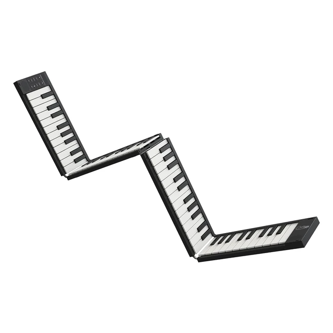 Blackstar Carryon Tragbares Schwarz Klappbares Digitalpiano 88 Tasten USB-MIDI mit Wiederaufladbarem Akku