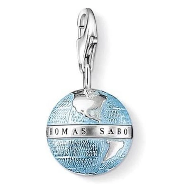 Thomas Sabo Charm Club Colgante Globo Terráqueo Plata de Ley 925 - Envío Gratis