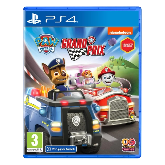 Paw Patrol Grand Prix PS4 - Race, Customize, and Become the Champion
