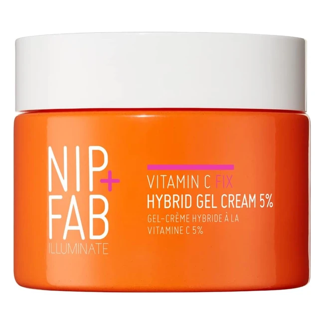 NIP+FAB Vitamin C Fix Hybrid Gel Cream 5 50ml - Advanced Triple-Action 5 Vitamin C Complex