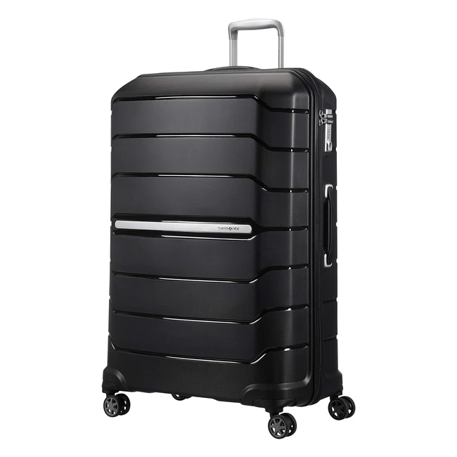 Samsonite Flux Spinner XL Koffer 81 cm 136 L Schwarz - Erweiterbar, Großes Packvolumen