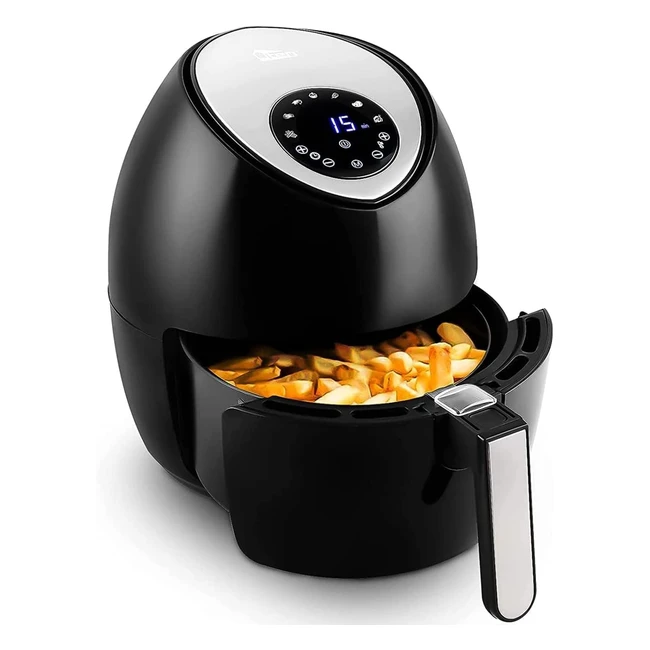 Uten Air Fryer 45L - Oil Free Fryer with Timer and Temperature Control - Healthy Cooking