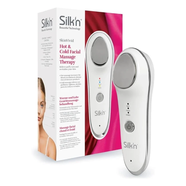 Silkn SkinVivid - Applicateur Soin Visage et Vibrations Anti-Âge