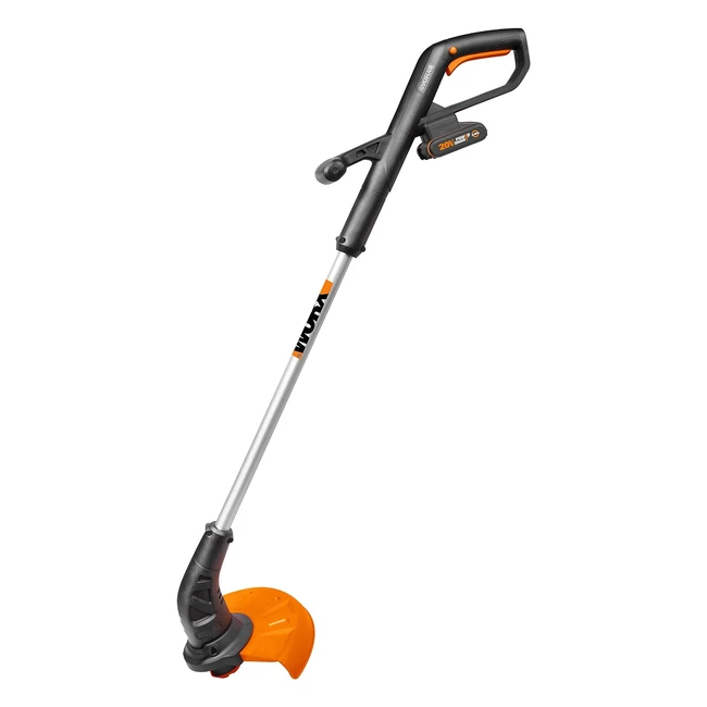 WG157E Cordless Grass Trimmer - Lightweight & Ergonomic Design - Battery & Charger Included