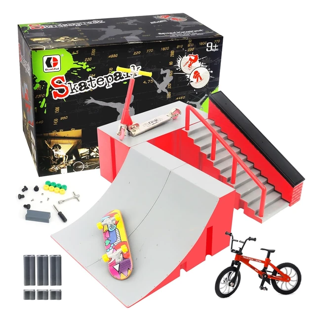 Juego de Accesorios para Monopatín y Rampa - CS Cosddi - Ref. B123 - ¡Diviértete y Aprende!