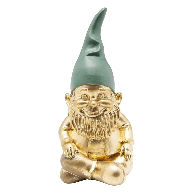 Figura decorativa enano dorado verdeoro 185x9x88cm - Kare Design