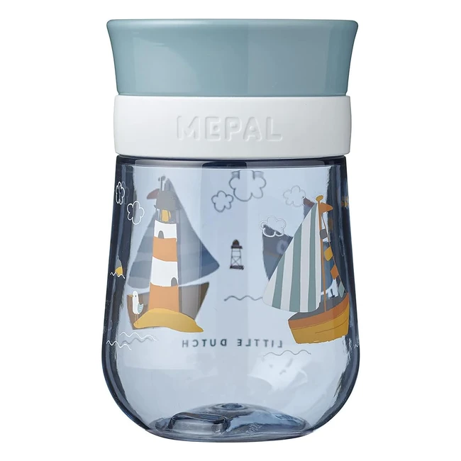 Mepal Mio 360 Trinklernbecher Sailors Bay, auslaufsicher, ab 9 Monaten, spülmaschinenfest