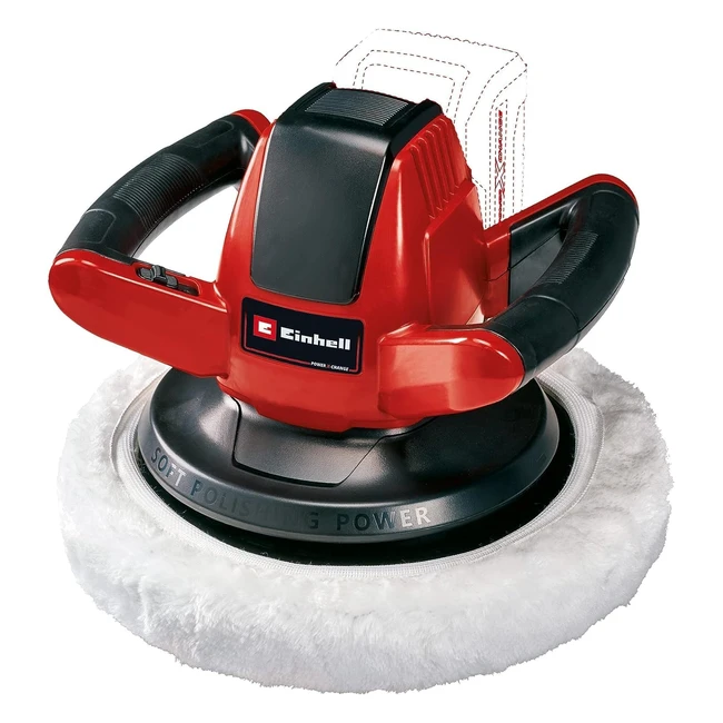 Einhell Akku-Autopoliermaschine, leicht & robust, Überlastungsschutz, inkl. Polierhauben