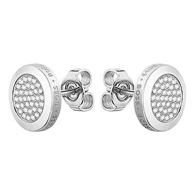 BOSS Schmuck Medaillon 1580296 Damen Ohrstecker Edelstahl Edelstahl ohne Edelstein