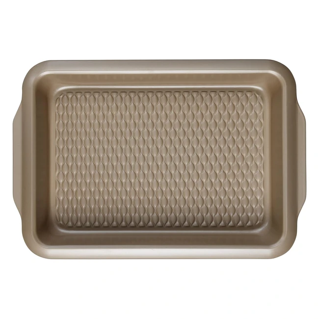 Salter BW11120EU7 Roasting Pan Nonstick Carbon Steel Roaster - Gold 39cm