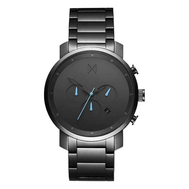 MVMT Orologio Uomo Chrono con Cinturino in Ceramica/Pelle/Acciaio