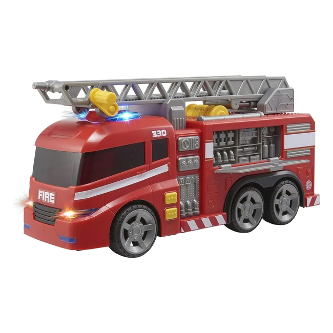 Equipo de bomberos Teamsterz 1416390 con luz y sonidos - 42 cm