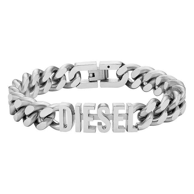 Diesel Gliederarmband Edelstahl DX1389040 - Stilvoll und langlebig