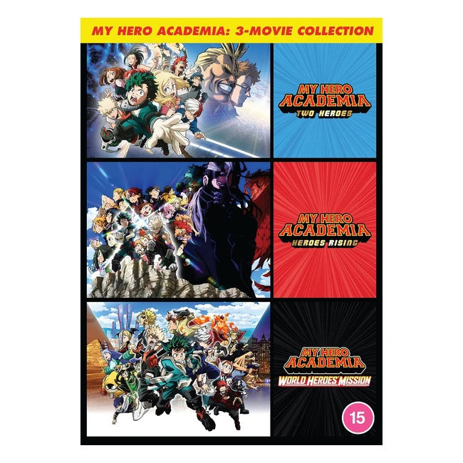 Limited Edition My Hero Academia 3 Movie Collection DVD - Action-Packed Adventure! #Anime #Superheroes