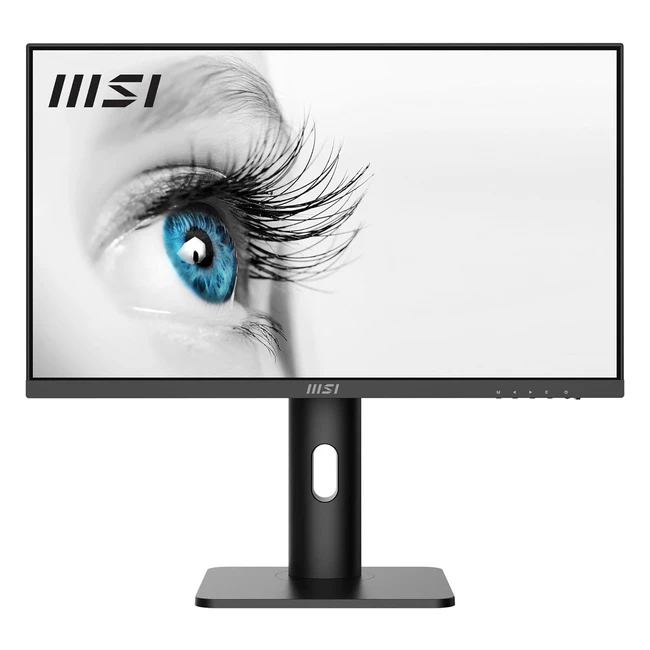 MSI Pro MP243XP - Écran bureautique 23.8'' Full HD - Dalle IPS 1920x1080 - 100Hz - Confort oculaire - Montage VESA - Haut-parleurs intégrés - Support Display Kit - Réglable 4 directions - HDMI 1.4b - DP 1.2a