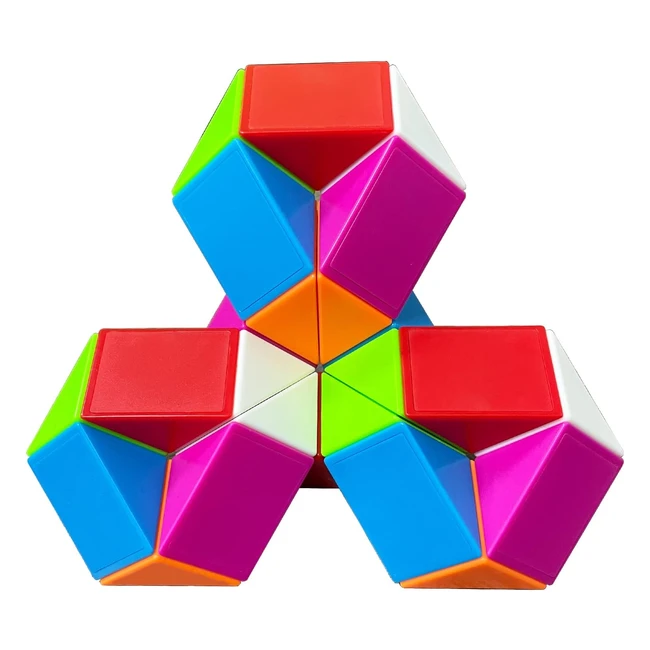 Cubo Serpiente Mágica 24 Secciones - Juguete Antiestrés