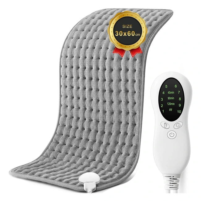 Manta Eléctrica Almohadilla 10 Ajustes Calor | Terapia Húmeda y Seca