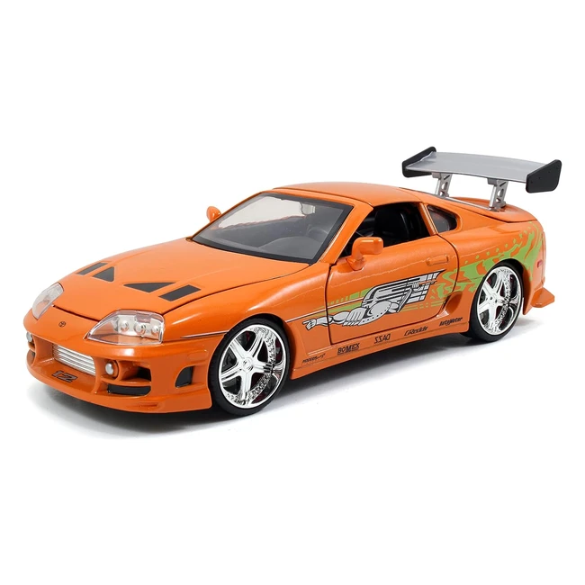 Jada Toys Fast & Furious Toyota Supra 1995 Scala 1:24 Diecast - Colleziona tutti i modelli!