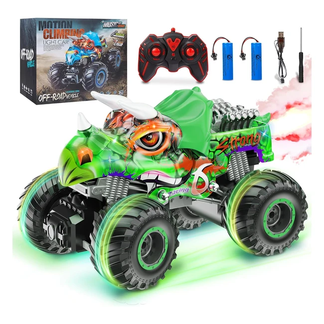 Voiture télécommandée tout terrain pour enfant - Mojino RC - Idéal pour les garçons et filles de 6 à 10 ans - Cadeau enfant