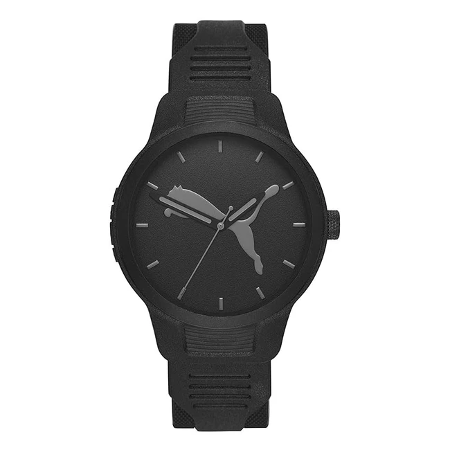 Reloj Puma para Hombre - Movimiento Digital - ABS Negro - 42mm - Correa de Poliuretano