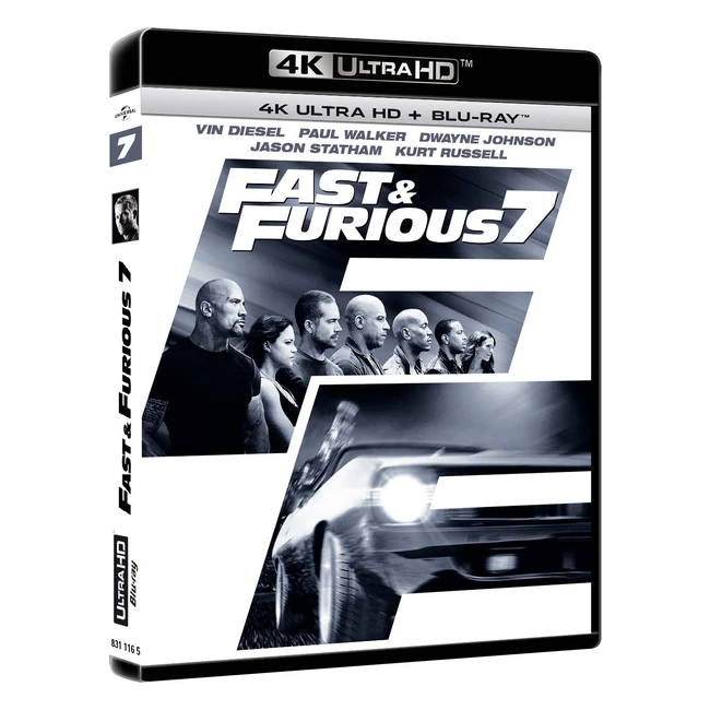Fast & Furious 7 Francia 4K UltraHD Blu-ray - ¡Acción a toda velocidad!