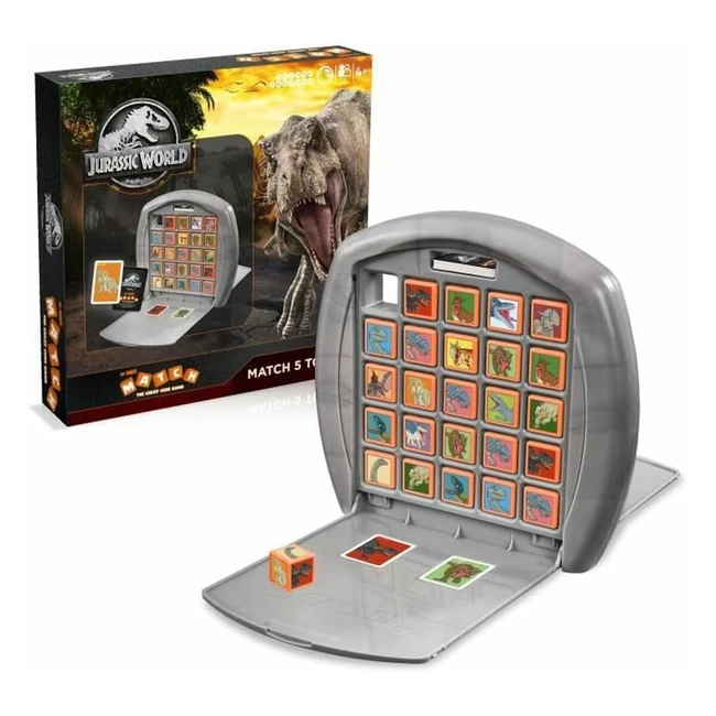 Gioco da tavolo Winning Moves Jurassic World Top Trumps Match - Edizione Italiana