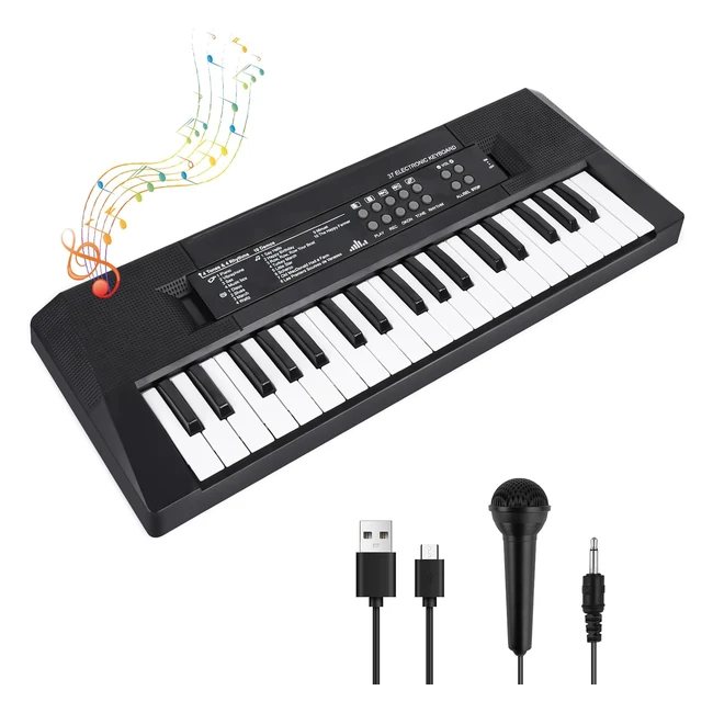 Teclado Electrónico Piano 37 Teclas para Niños | Marca XYZ | Ref. 1234 | Funciones de Grabación y Reproducción