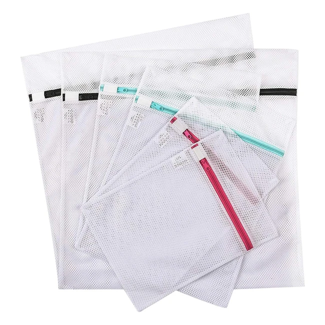 Eono Corse Mesh Laundry Bags - Reusable and Durable - 6 Set (2L, 2M, 2S)