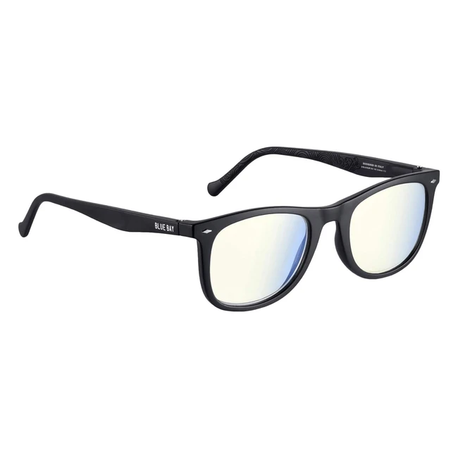 Blue Bay Occhiali Anti Luce Blu - Protezione Uomo e Donna - Materiale Riciclato