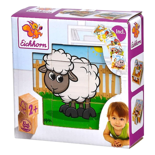 Cubo Foto Eichhorn Multicolore - 4003046005806 - Animali Fattoria - 105x105cm