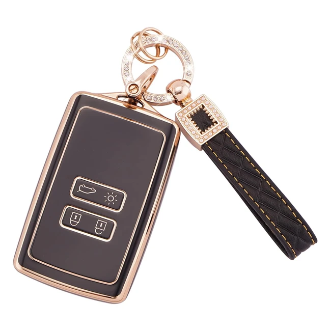 Coque de clé de voiture en TPU pour Renault Clio Megane Koleos Kadjar Talisman Captur Espace Dacia Duster