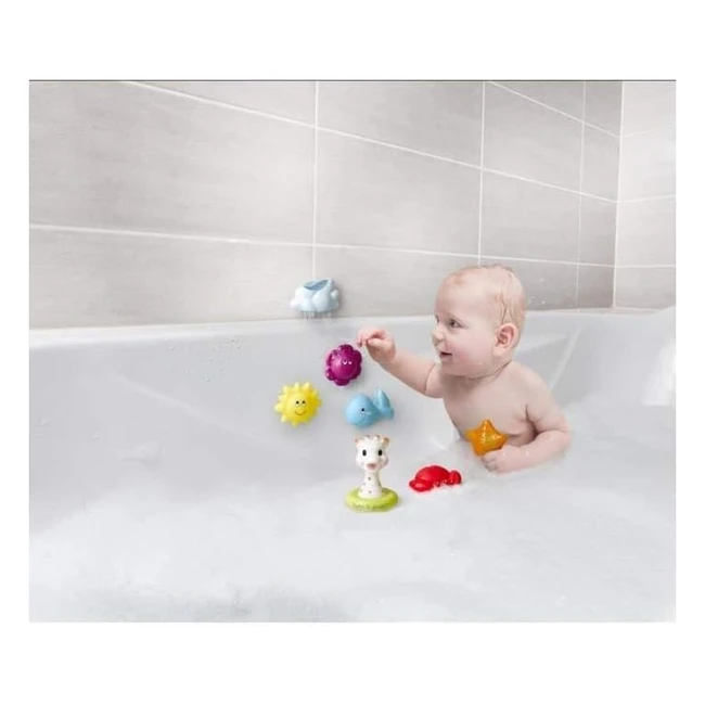Vulli 523428 Sophie la Girafe Sea World Bagno Giocattoli Multicolore - Divertimento e Igiene per i Bambini